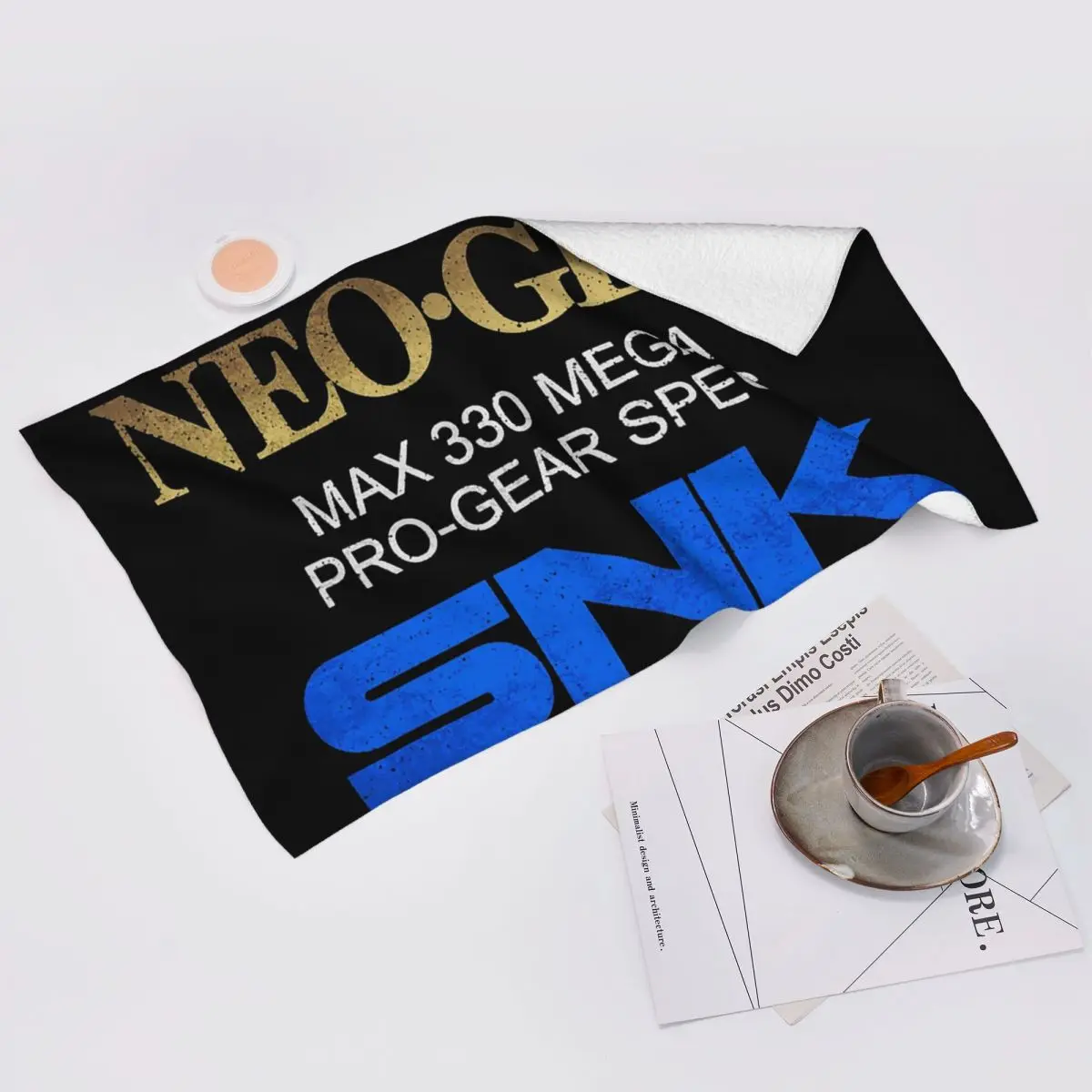 Custom Neo Geo Pro Gear Spec Gold Retro Design Soft Face Towel Quick Dry Pool Bath Cotton Towels Breathable