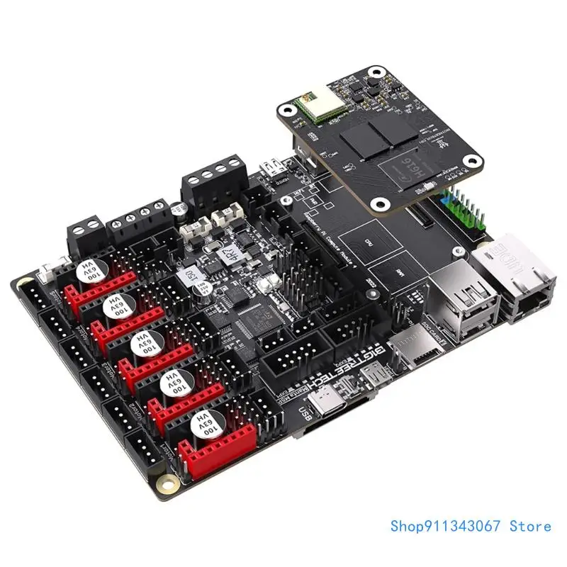 

BIGTREETECH Manta M5P + CB1 V2.2 Основная плата 64-битная материнская плата 1 ГБ DDR3 ARM Cortex-A53 @ 1,5 ГГц процессор 3D