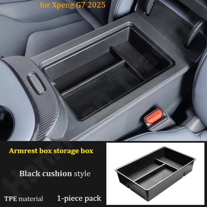

Для Xpeng G7 2025 ящик для хранения в подлокотнике/ящик для хранения центральной консоли/силиконовая накладка для беспроводной зарядки/аксессуары для модификации