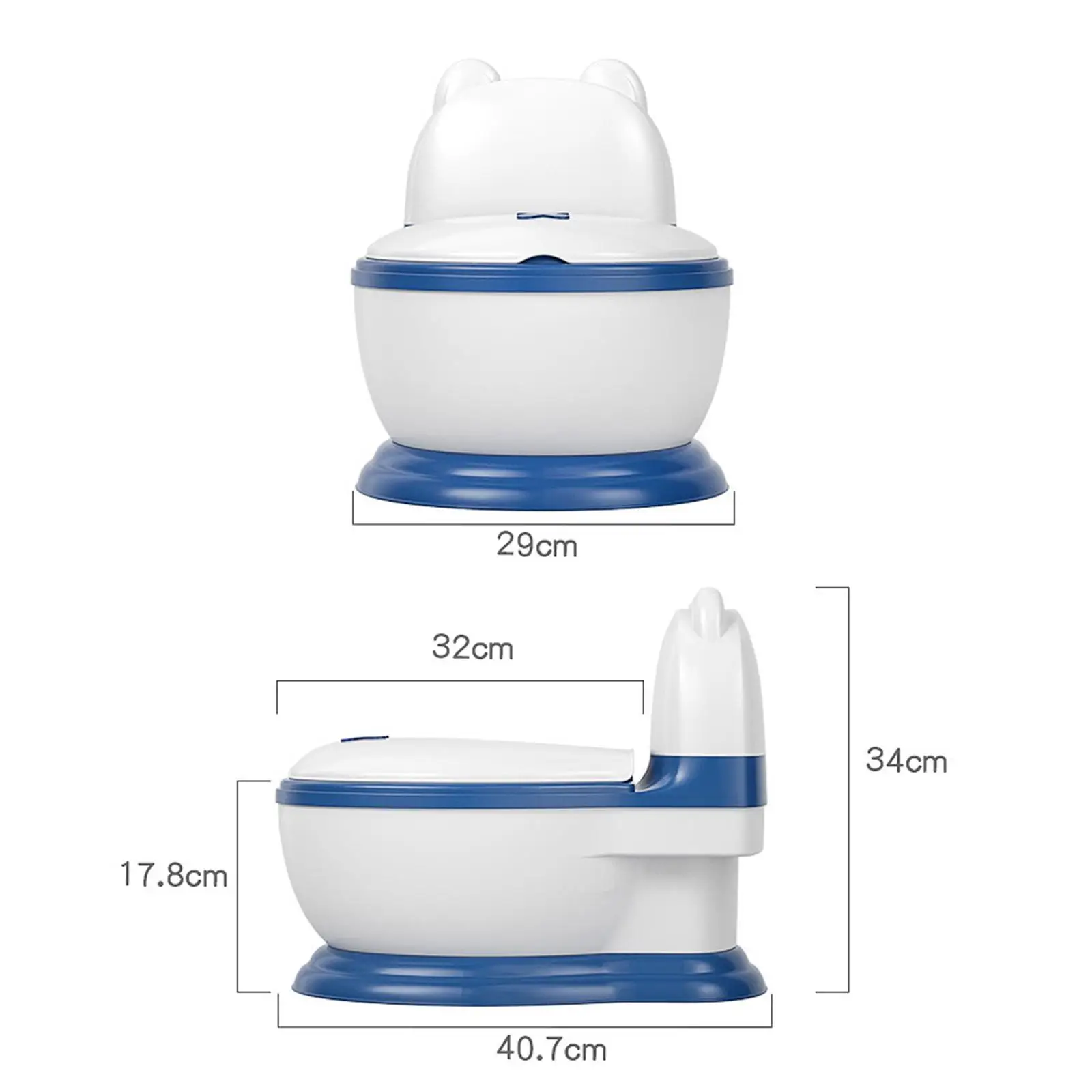Real Feel Potty Pad Realistic Removable Training Transition Potty Seat for Hotel Outdoor Bedroom Indoor Kids