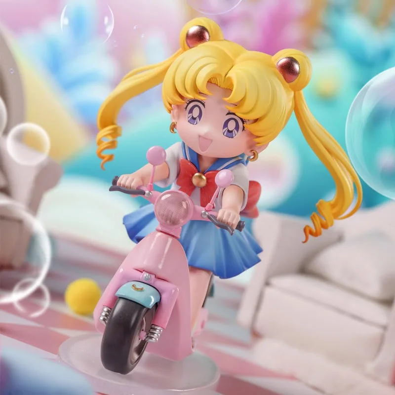 Sailor Moon anime dibujos animados lindo Tsukino Usagi estatuilla moda para niñas y decoración de escritorio personalizada ornamento regalo de vacaciones