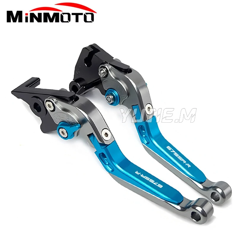For 675SR-R 675SRR 675 SR-R 675 SRR 2024 2025 2026 Motorcycle Accessories Adjustable Folding Brake Clutch Levers