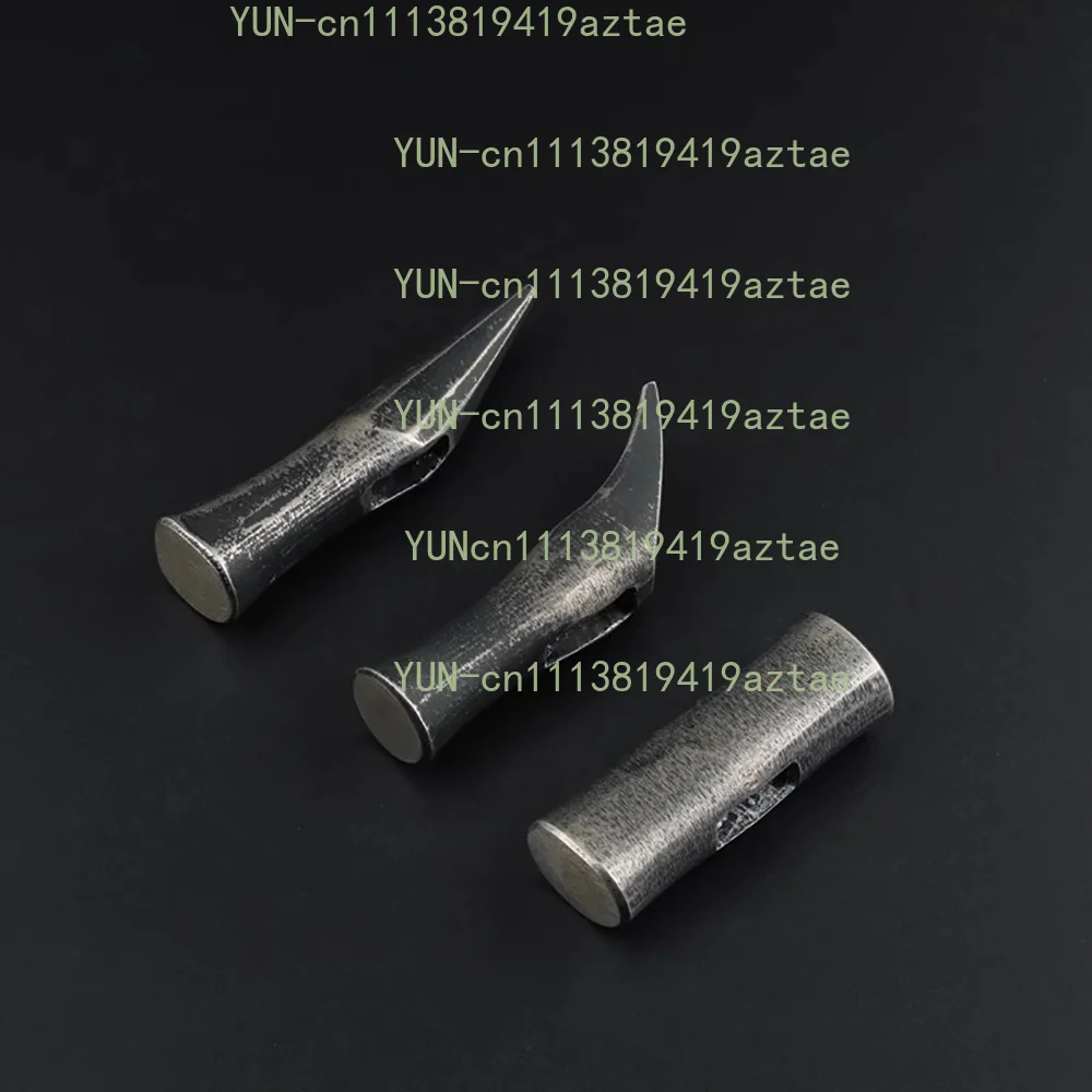 Handmade DIY Japanese Style Hammer Head S55 High Carbon Steel Forging Heat Treatment HRC54 Stone Washing Process Hammerhead