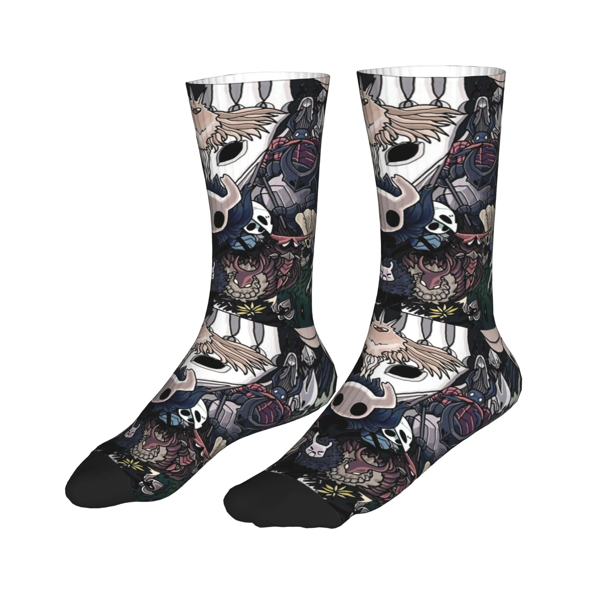 

Носки All Seasons Stockings Hollow Knight, спортивные носки, повседневные носки средней длины для мужчин и женщин, подарки