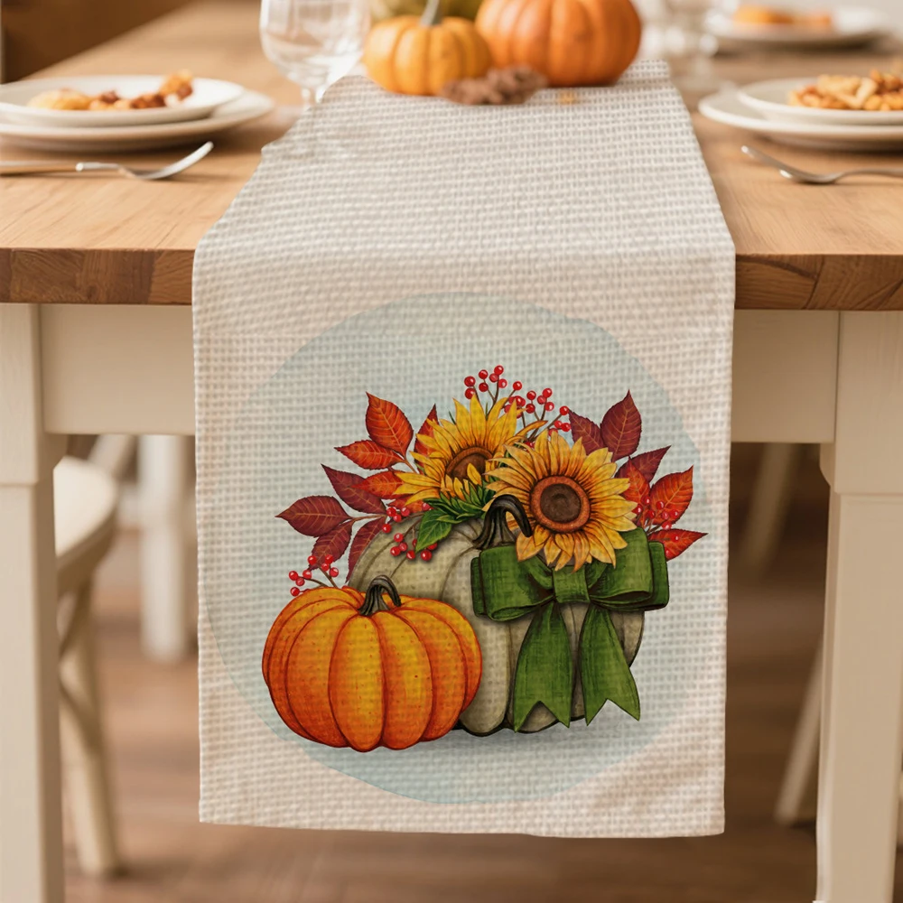 

autumn winter table runners Merry Christmas Table decoration and accessories for Christmas New Year home decor