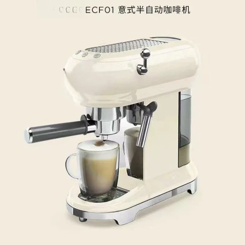 Coffee machine ECF01 retro espresso machine small home semi-automatic compact coffee machine