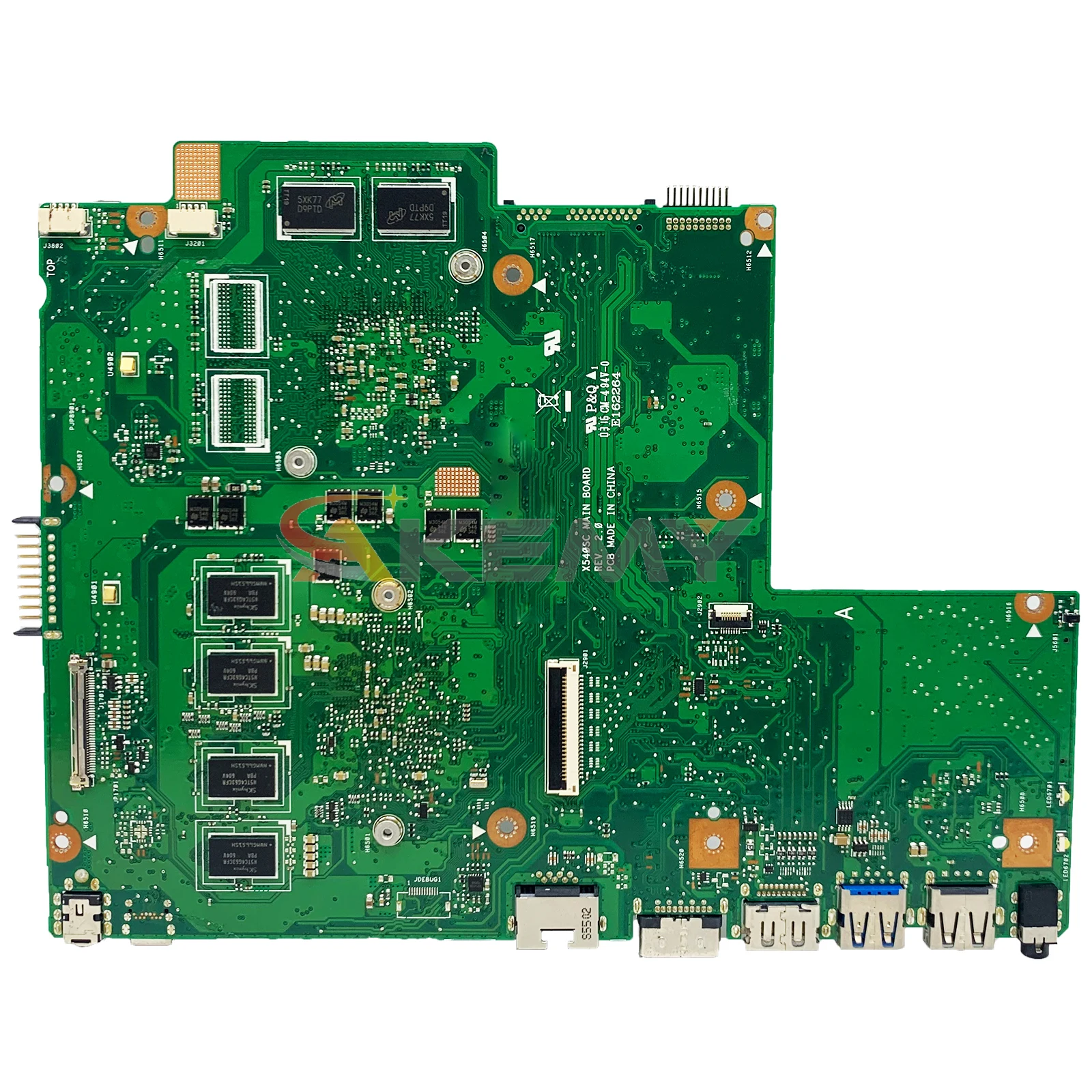 AKEMY X540SC Mainboard For ASUS X540S A540SC D540SC R540SC F540SC Laptop Motherboard CPU N3050 N3700 2G/4G-RAM GT810M