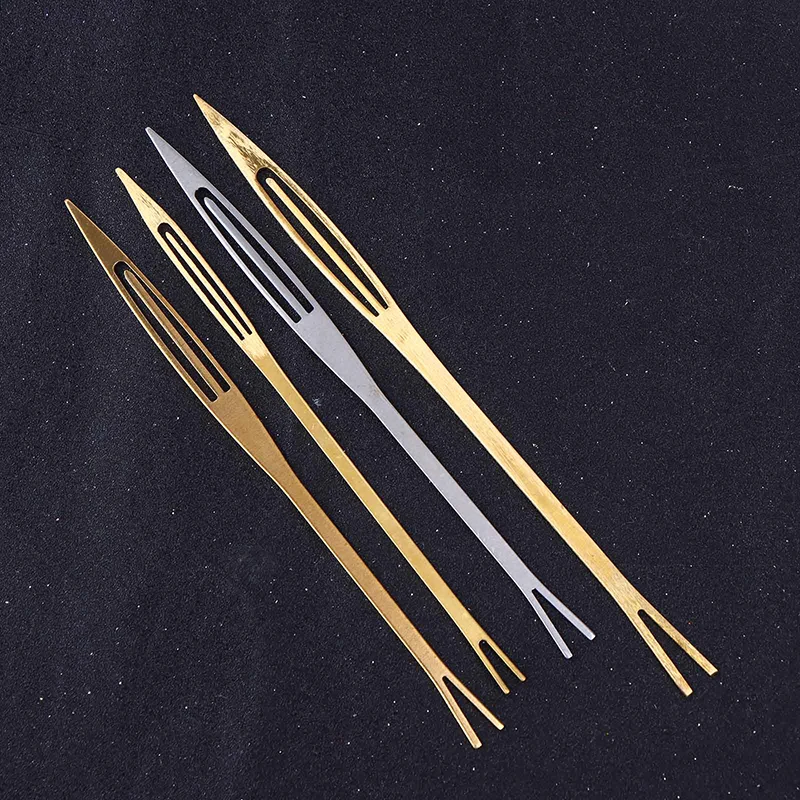 2Pcs/set Reneting Shuttles For Fishing Nets Fishing Netting Needles Weaving Rustproof Shuttles Repair Net Line Mending Shuttles