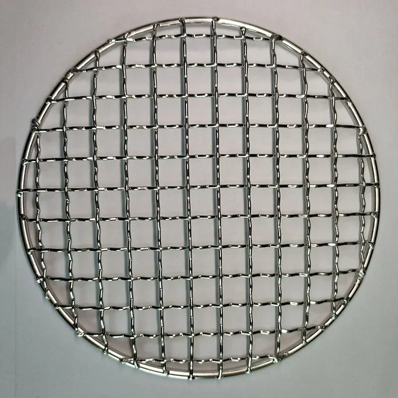 

304 Stainless Steel round BBQ Grill Mesh Home Roast Nets Bacon Grill Tool Iron Nets barbecue accessories non-stick BBQ Mat Grid