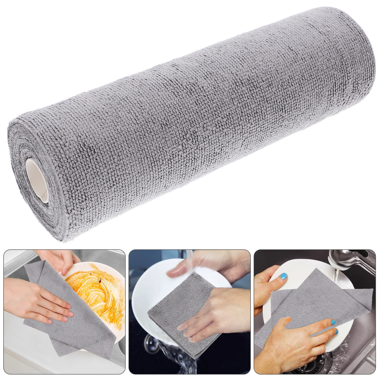 

Reusable Paper Towels Microfiber Cleaning Cloths Design Lint Free For Kitchen Car Garage Shop Use