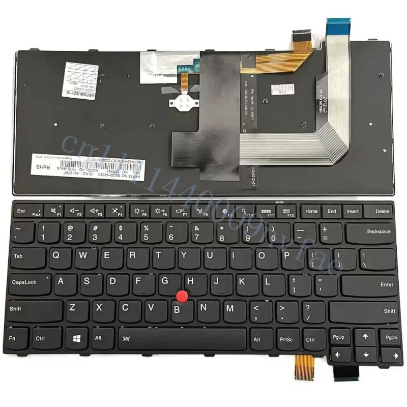 Replacement Notebook US Keyboard for Lenovo ThinkPad T460p T470p Laptop Backlight  0.3