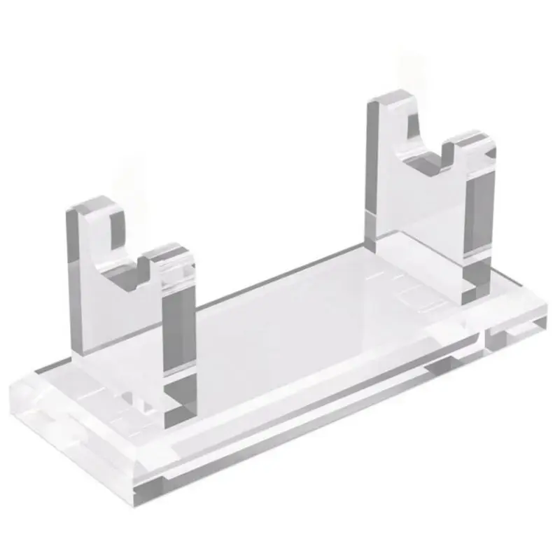 AUAU-Acrylic Men's Razor Stand Holder, Compatible With Viking Blade Chief, MK-23C, Shaving Revolution, Clear