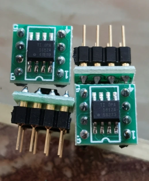 opa1612 original OPA1611 Audio operational amplifier chip opa1612aidr OPA1611aidr SOP8 to DIP8 OPA2604 U upgrade