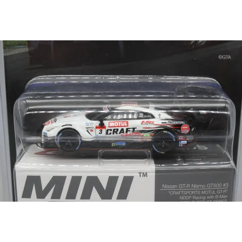 TSM MINI GT 1/64 Minigt 635 Nissan GT-R Nismo GT500 #3 NDDP Racing 2021 SUPER GT Die-cast Alloy Car Model Collection Gift