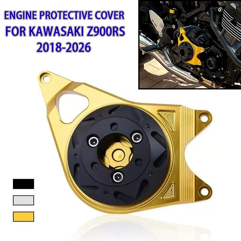 

Motorcycle CNC Engine Stator Engine Protective Cover Guard Protectors Fit For Kawasaki Z900RS Z 900RS Z900 RS 2018-2026 2020