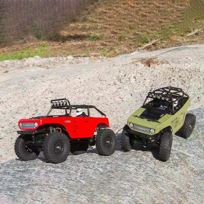 Axial Scx24 Axi90081 Simulazione 1:24 2.4g Telecomando proporzionale completo Veicolo da arrampicata fuoristrada a quattro ruote motrici Modello RTR