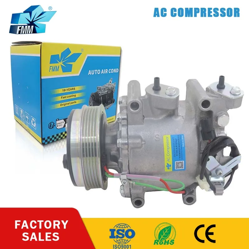 

FMM TRSE07 A/C AC Compressor for Honda JAZZ III GE 2013-2016 38800-RB7-Z020-M201 38810-RLC-014