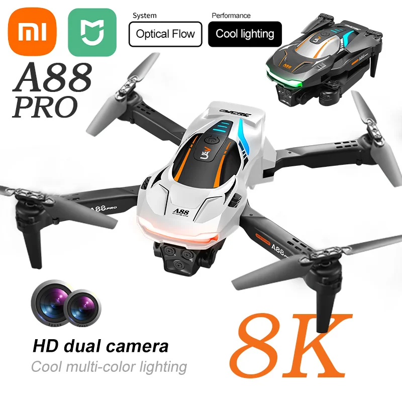 

Xiaomi Mjia A88 Drone 8K HD Camera Profesional Optical Flow Obstacle Avoidance Brushless Foldable Quadcopter RC Dron Original