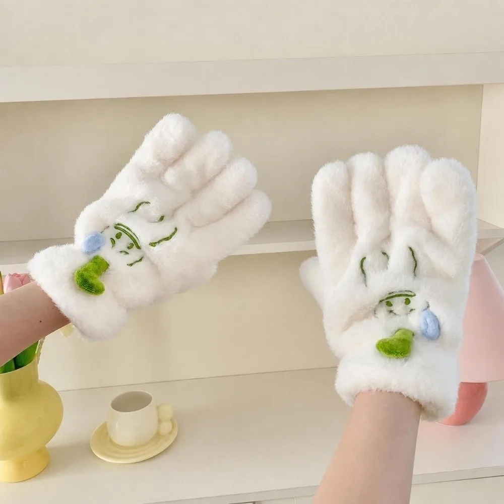 cachecol-e-luvas-de-inverno-quentes-e-a-prova-de-vento-com-desenho-animado-de-melao-amargo-protecao-contra-o-frio-cachecol-cruzado-peludo-para-esportes-ao-ar-livre
