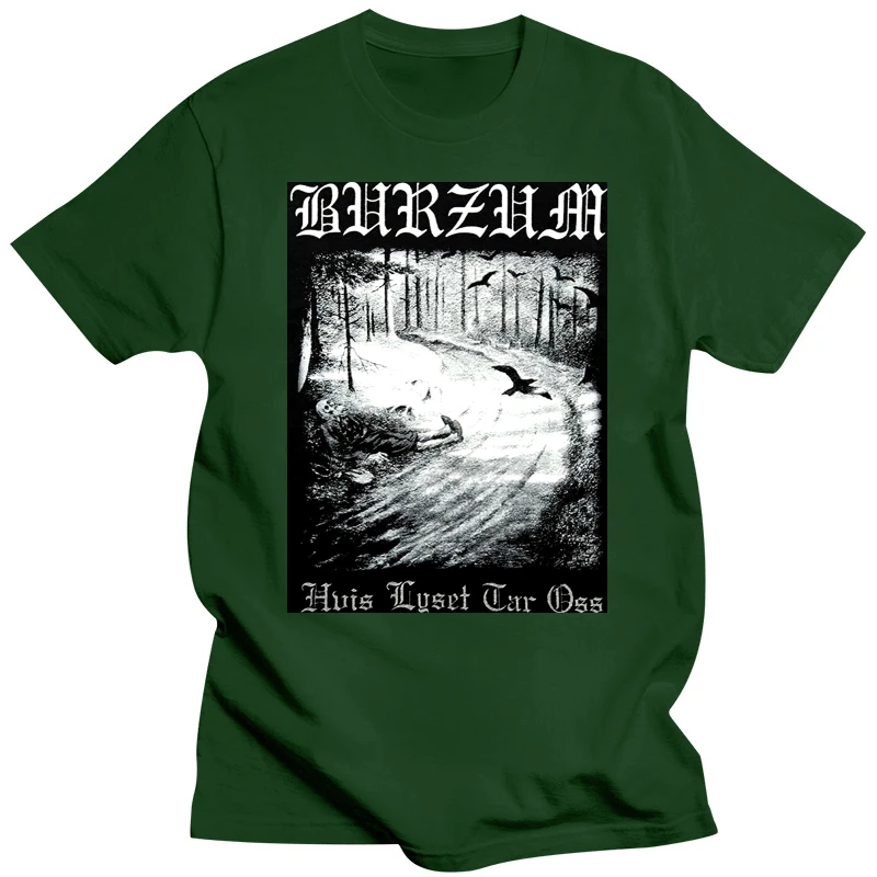 Men T shirt Burzum Hvis Lyset Tar Oss Short Sleeve Funny Black funny t-shirt novelty tshirt women