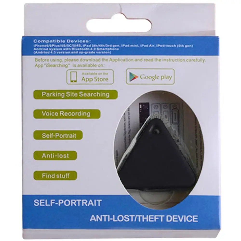 Localizzatore GPS portatile dispositivo Anti-smarrimento cercatore Tracker triangolo Anti-perso allarme telefono cellulare portachiavi Spot portachiavi