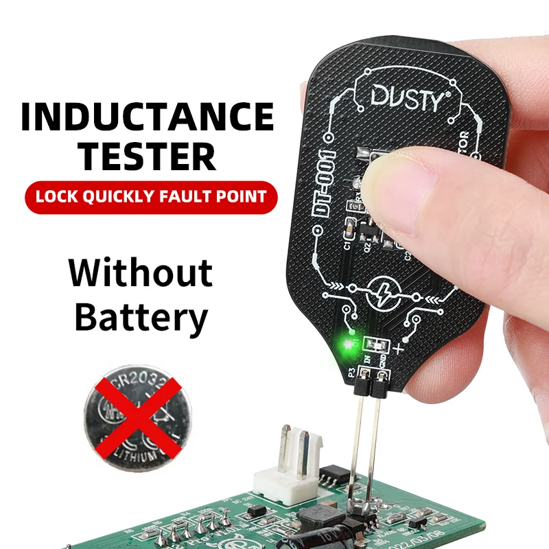 Dusty DT-001 inductance Detector Motherboard Coil Tester for PC Repair Electromagnetic Induction Quick Fault Check Repair tool