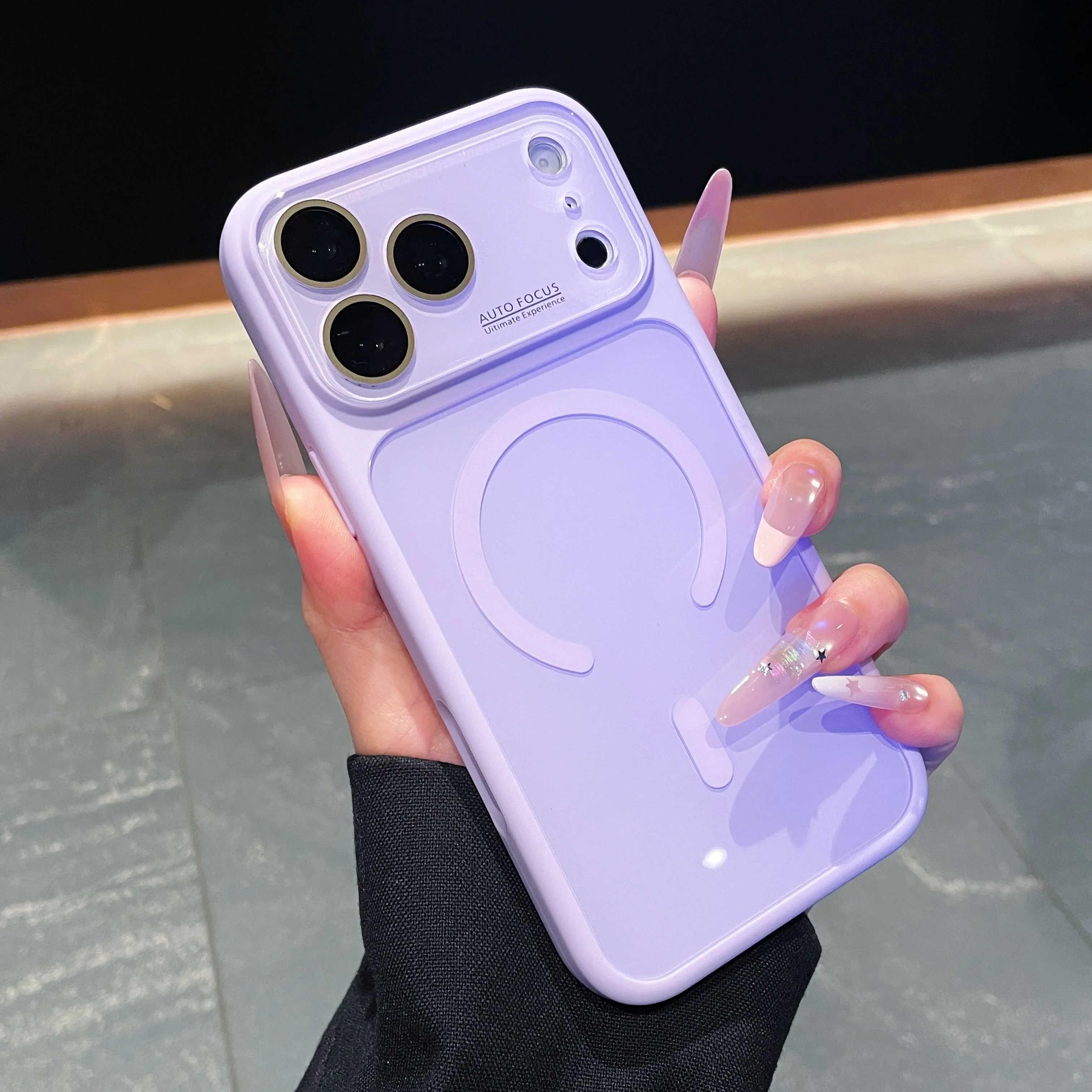 For iPhone 18 17 16 15 14 13 Pro Max Case Ultra-Thin Skin-Friendly Magnetic Wireless Charging Lens Protection Shockproof Cover