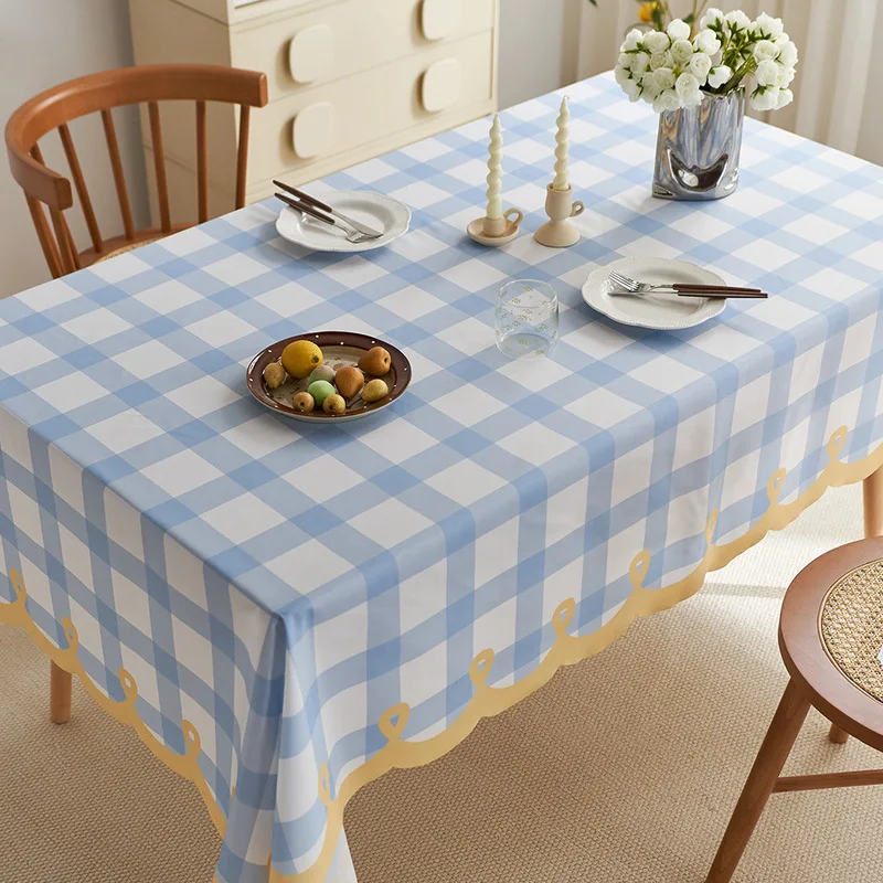 Irregular-Shaped Waterproof Decorative Fabric Fresh Atmospheric Tablecloth for Coffee Dining Tables And Stalls