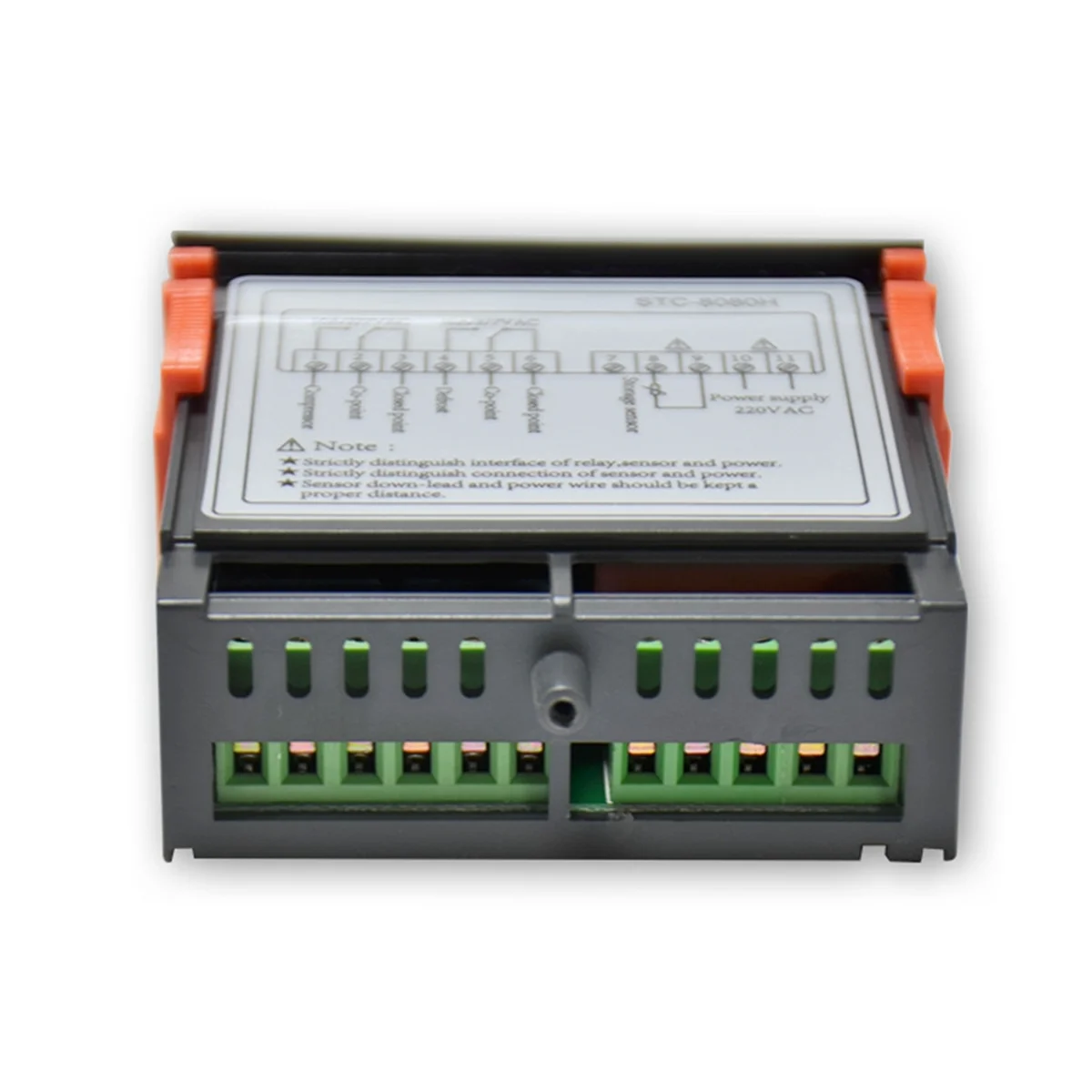 STC-8080H Controlador De Temperatura, Frigorífico Termostato, Display Digital, Microcomputador Controlador De Temperatura, 220V