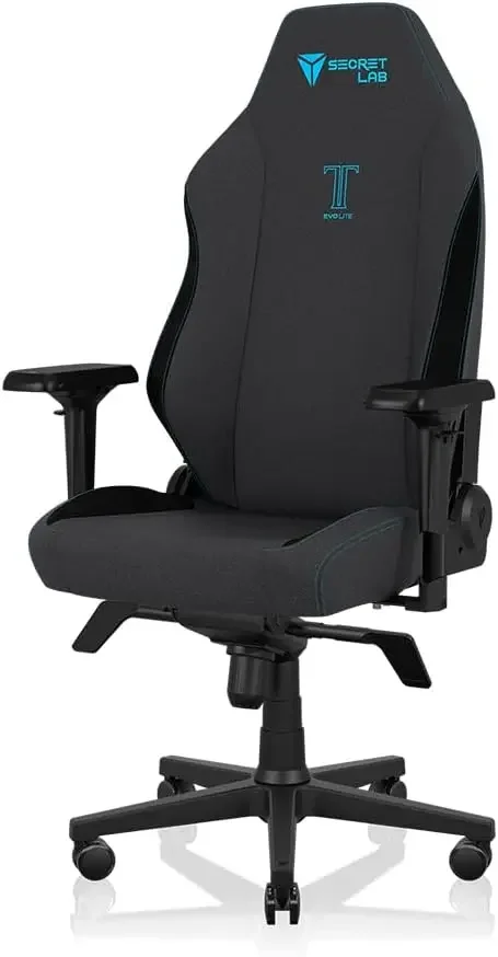 Titan Evo Lite in Charcoal Blue SoftWeave Gaming Chair - Reclining - Ergonomic & Heavy Duty Computer Chair with 4D Armrests