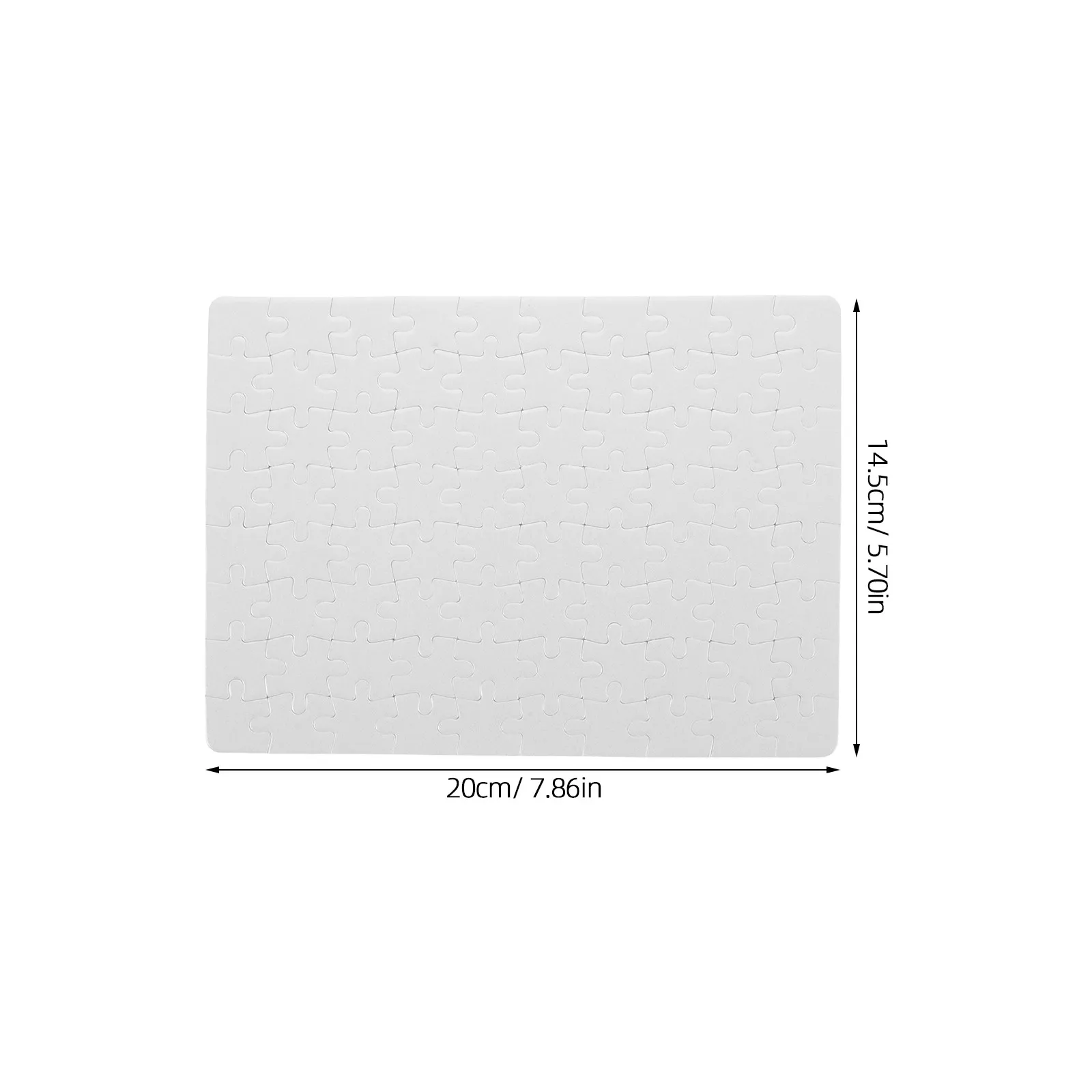 4 Sheets DIY Blank Puzzle Piec - Puzzle Blank White incelemesi ve fiyatı