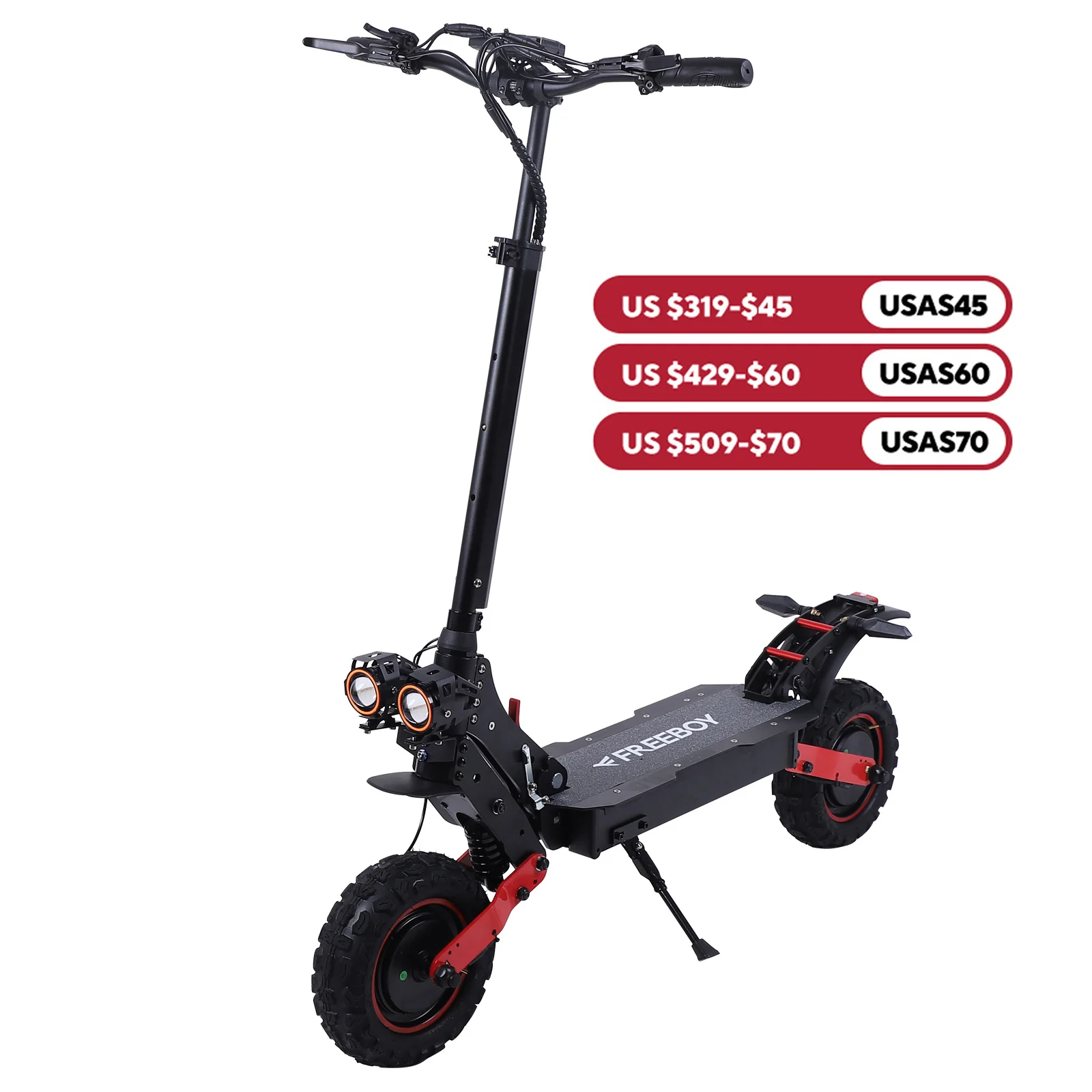 

Electric Scooter 35Mph,2400W Dual Motor,35Miles Range,48V21AH Battery,Scooter for Adults with Dual Suspension Hydraulic Brake