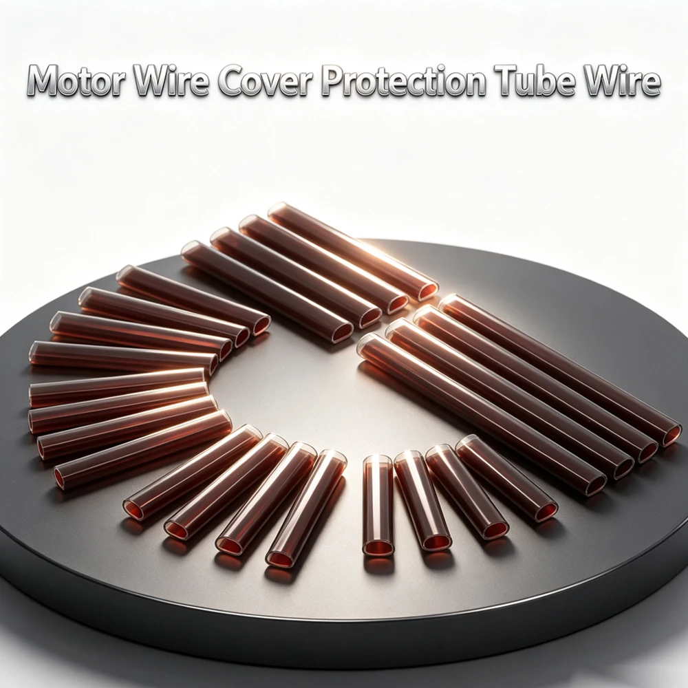 4pcs 10mm Width 45mm /55mm/ 65mm/ 75mm /110mm /125mm Rc Motor Wire Cover Protection Tube Wire Shield For RC FPV Drone
