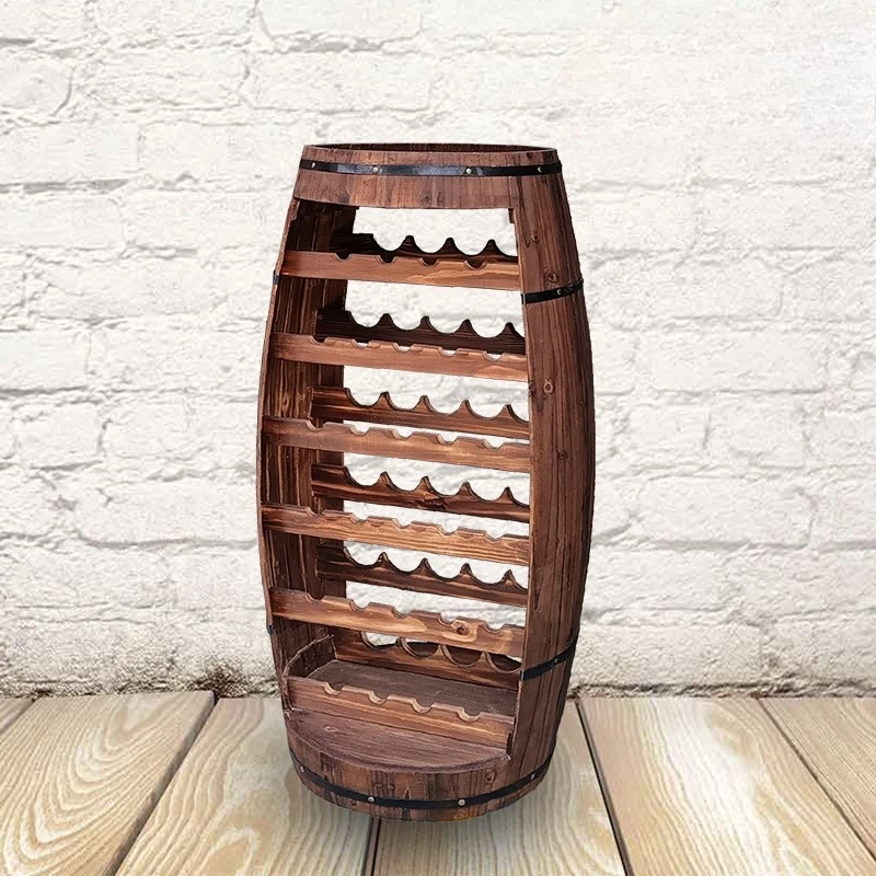 Picture 3: Wine barrel decoration oak wine rack, storage cabinet display case antique barrel solid wood bar wine barrel ra