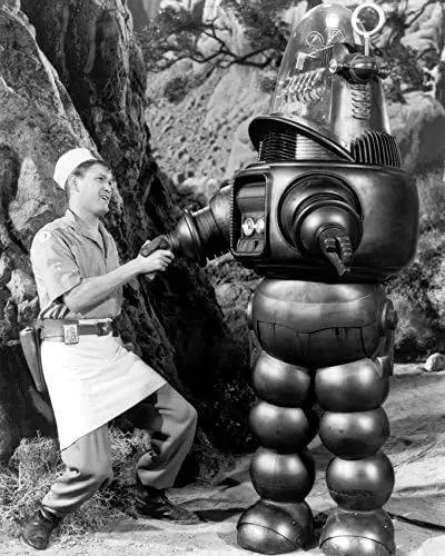 Planeta Prohibida Robby The Robot 24x36 Póster Clásico - Aluminio