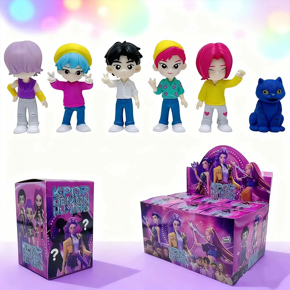 

6 шт./компл. Kpop охотники на демонов, фигурка, игрушка, мультяшная фигурка Руми/Мира/Зои, ПВХ, украшение для рабочего стола, модель куклы, игрушка, подарок для фанатов