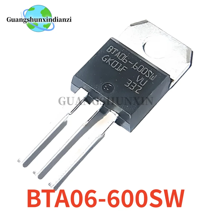 10-20PCS 100% NEW BTA06-600SW BTA06600SW BTA06 600SW TO-220 6A 600V MOS Field effect transistor