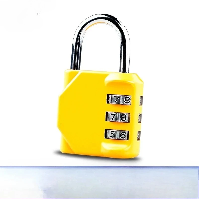 Xin Password 30mm Zinc Alloy 3-digit Password Lock Luggage Bag Lock Gym Stationery Gift Lock 8023