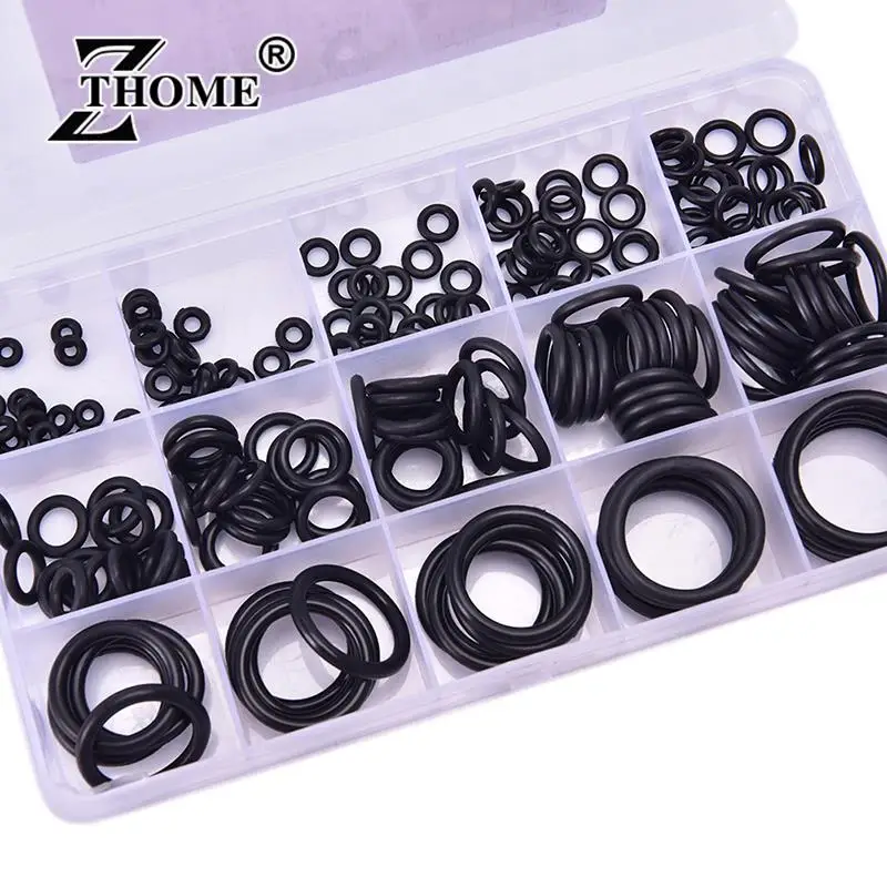 O-Rings Selagem Variedade Kit, Hydroclock Borracha, Junta De Lavadora, 200Pcs por Conjunto