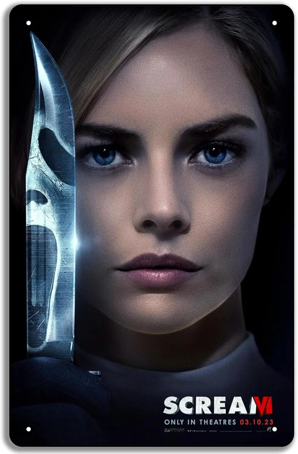 poster print 2023 - SAMARA WEAVING Metal Tin Sign  Plaque Wall Art