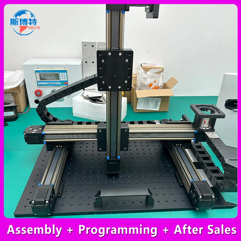 XYZ three-axis motion platform precision module three-axis electric gantry slide table customized manipulator three-axis linear