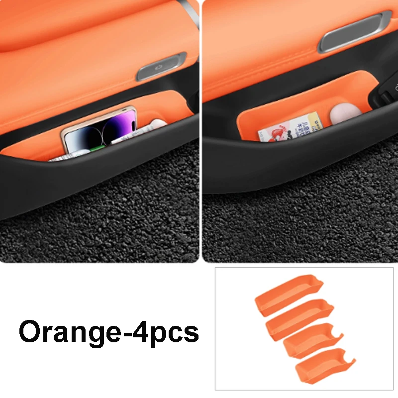 ل Changan Nevo Q07 2025 2026 سيارة باب السيارة فتحة صندوق تخزين وسادة TPE حافة الباب التماس تخزين اكسسوارات الديكور