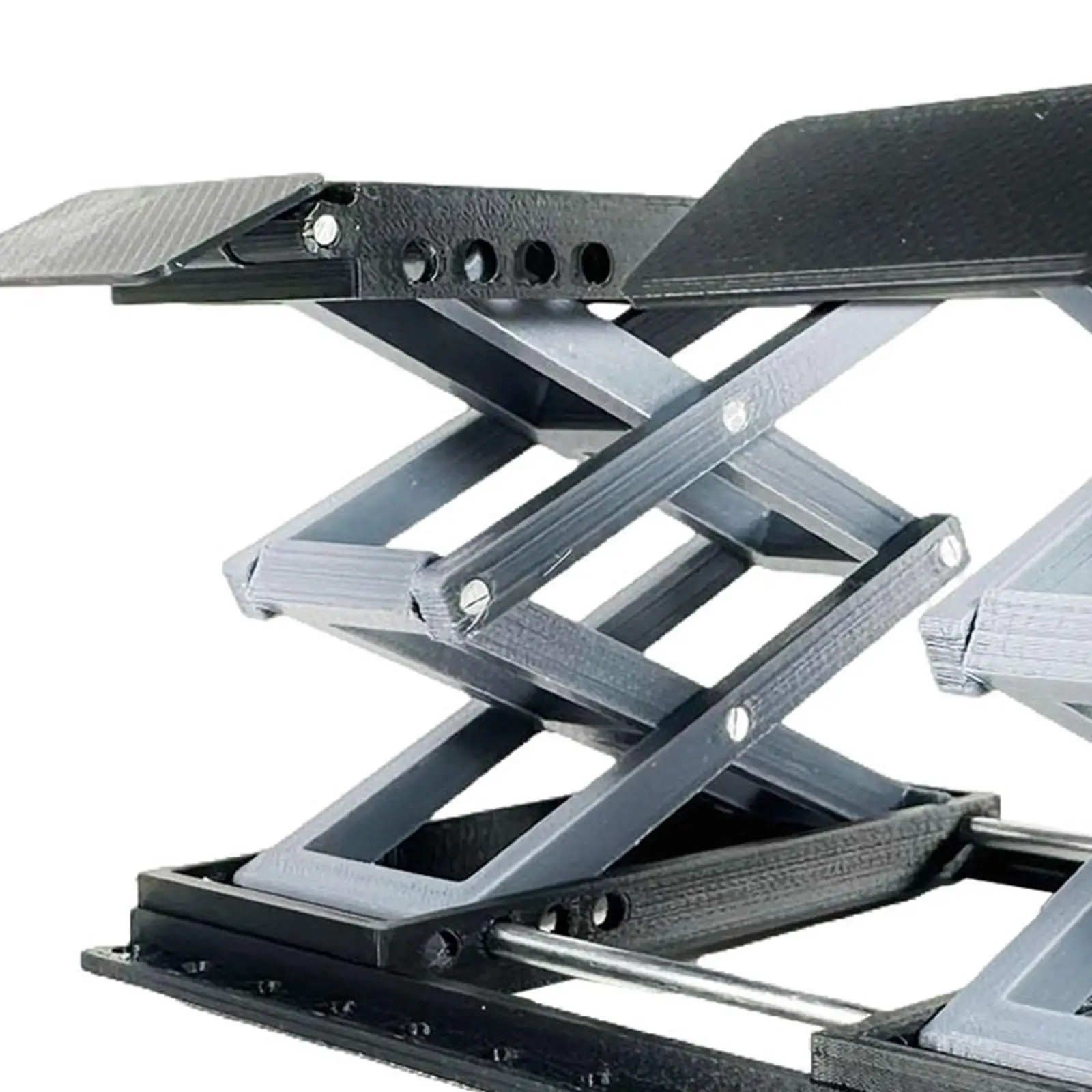 Supporto da lavoro per auto RC Piattaforma di sollevamento in miniatura RC, portatile per accessori robusti per auto cingolate in scala 1/18 regolabili