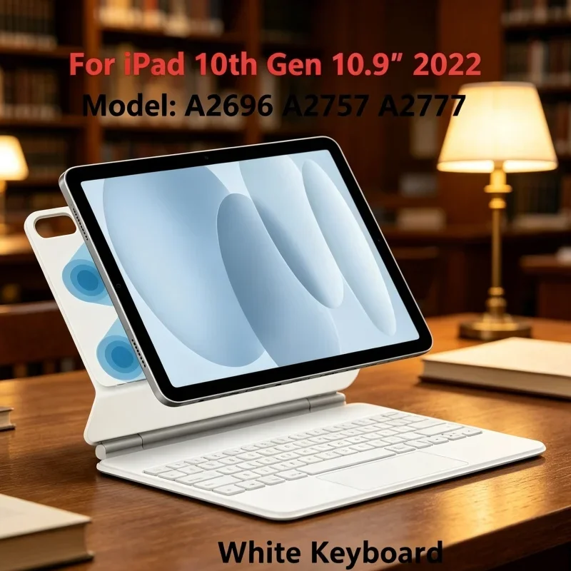Floating Keyboard Case with Trackpad for iPad Air 6/5/4 10.9