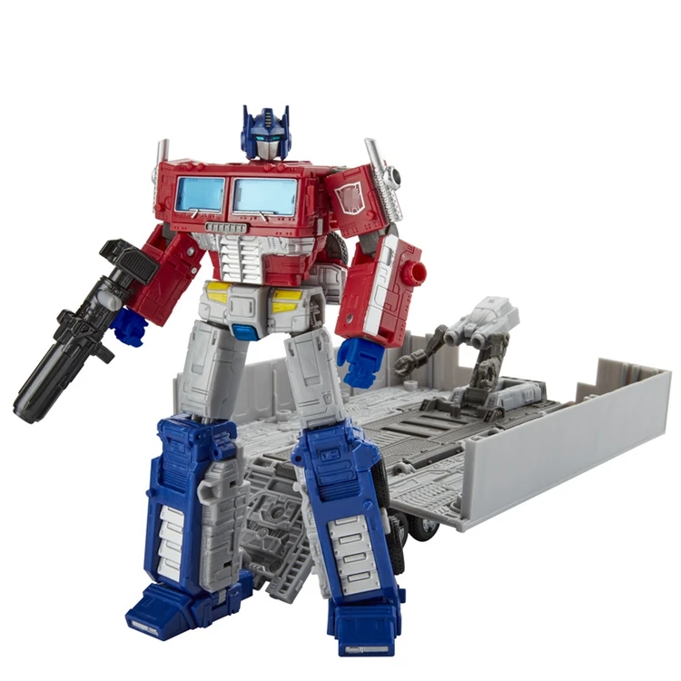 หม้อแปลง Hasbro earthrise Optimus รุ่นผู้นำที่สำคัญของเล่นอะนิเมะของขวัญฟรีค่าจัดส่ง