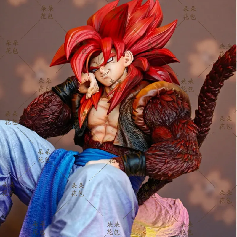 

Dragon Ball Super Saiyan 4 Gogeta Gk Statue Sitting Pose Anime Action Figure Collectible Desk Ornament Gift For Anime Fans Otaku