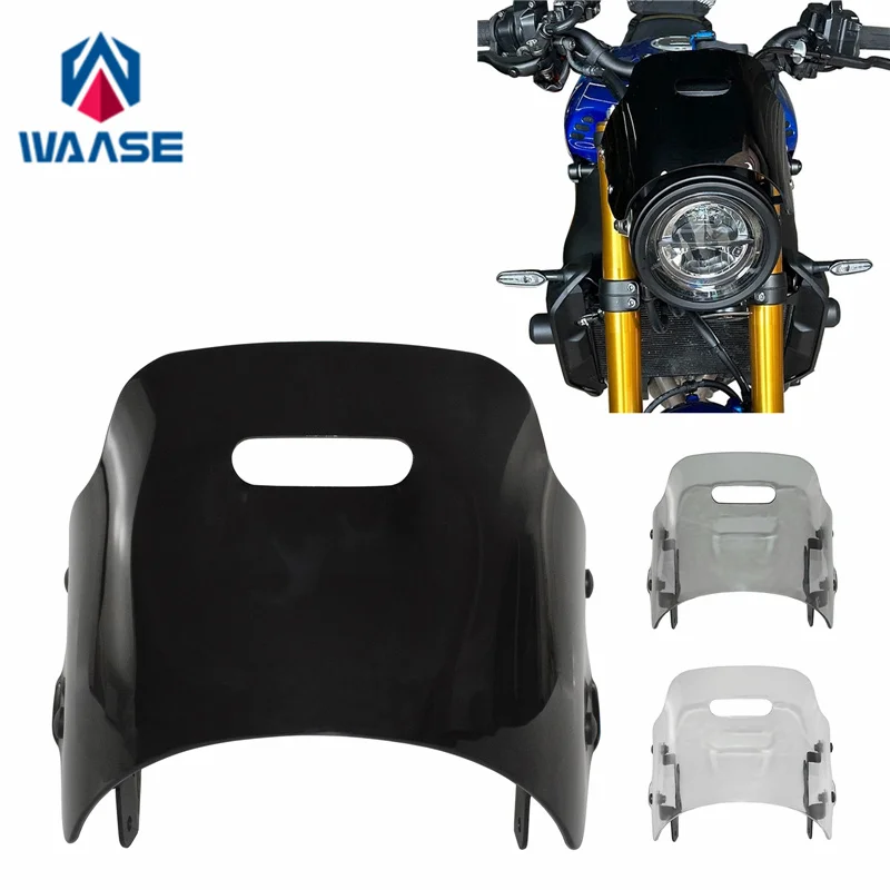 

WAASE For Yamaha XSR900 XSR 900 2022 2023 2024 2025 Windscreen Windshield Wind Deflector Shield Screen Visor Glass