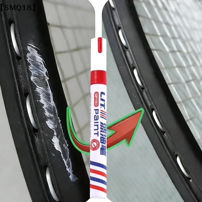 Fast-Dry Racket Touch Up Paint Pen Waterproof Suitable For Badminton & Tennis Racket Frame Car Furniture Surface Scratches【SMQ】 view 5