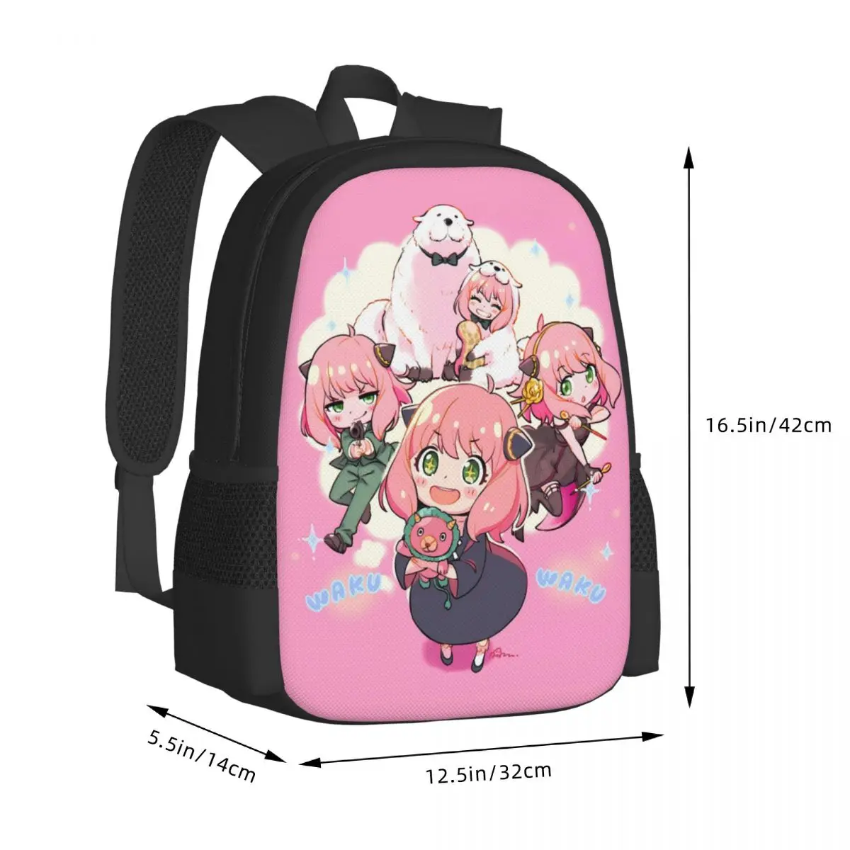 Anime Spy Family Travel Laptop Backpack, Business College School Computer Bag Gift for Men & Women