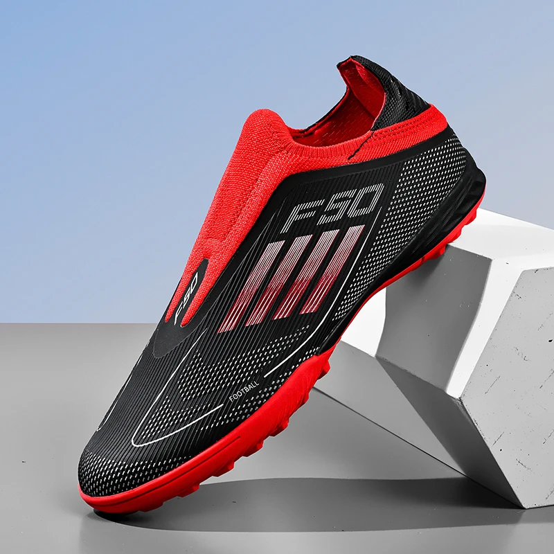 

New Men Football Boots Outdoor Sport Training Soccer Shoes Match Boys Adult Cleats Breathable Non Slip Long Spikes Comfortable